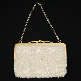 1950s Pearl & Sequin Handbag