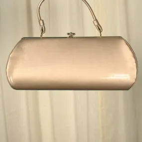 1950s Shimmery Tan Handbag