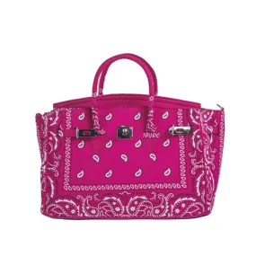 24H Birkin Style Bandana Handbag