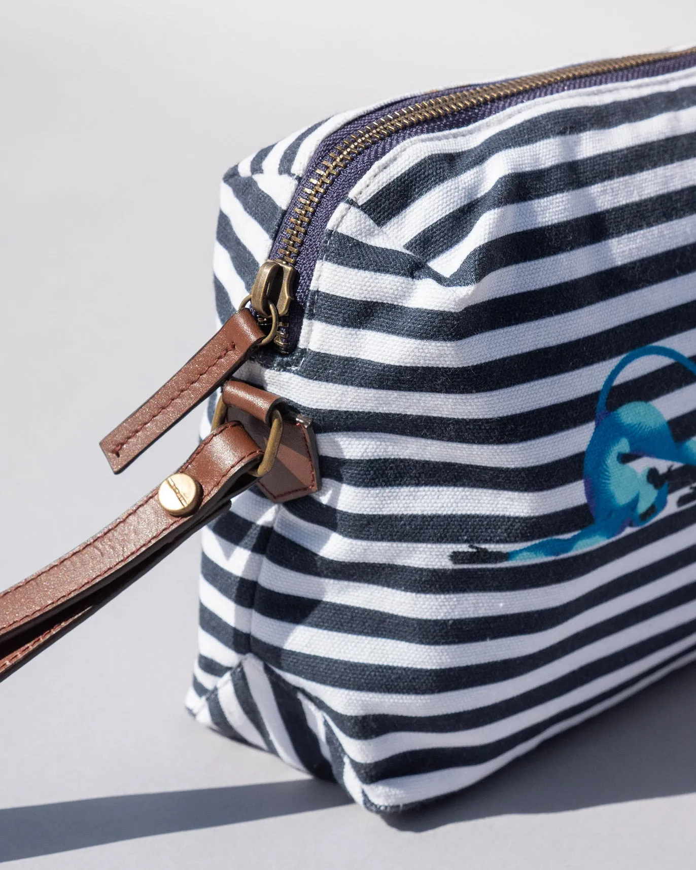 Ace Dopp Kit - Navy Stripe