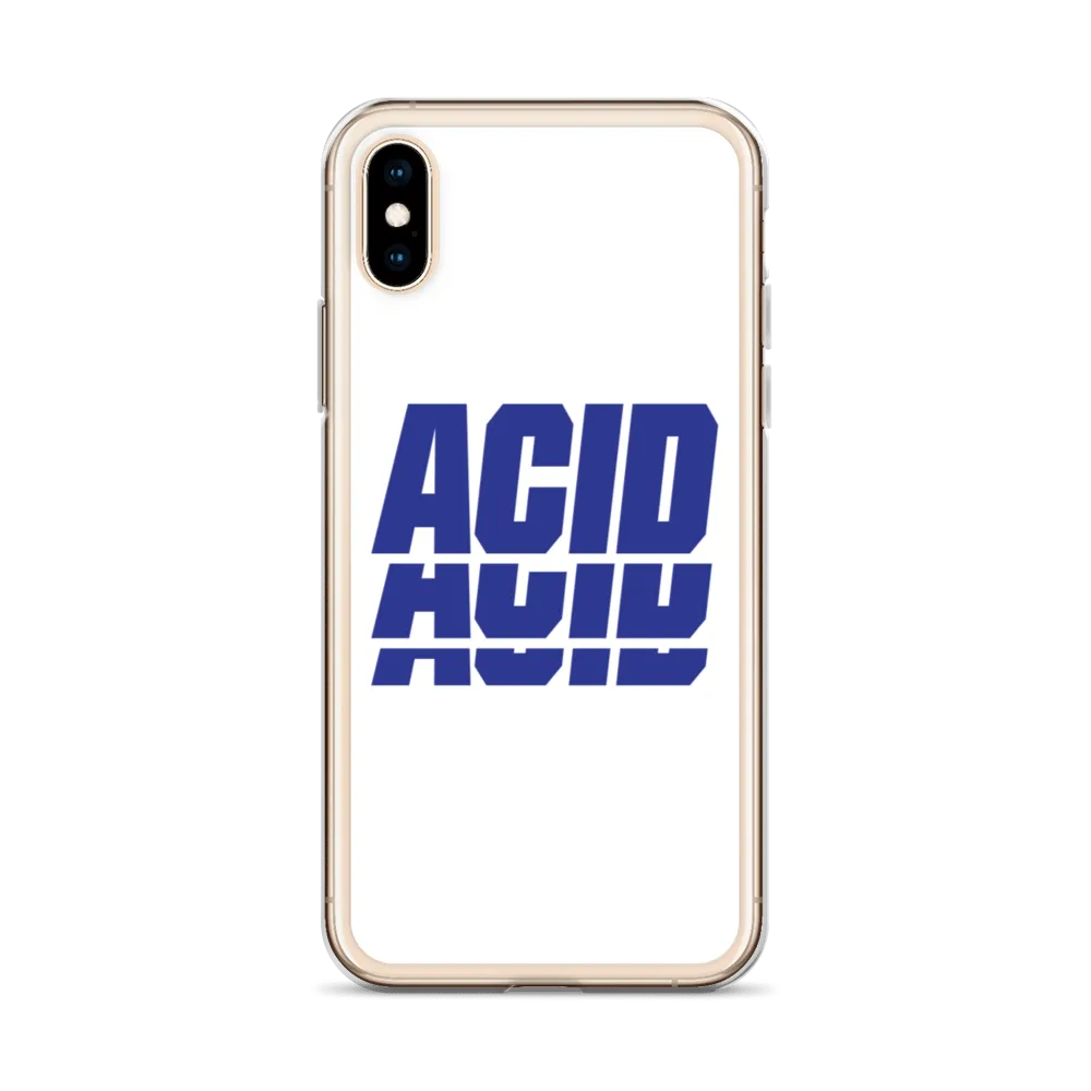 ACID Blue iPhone Case