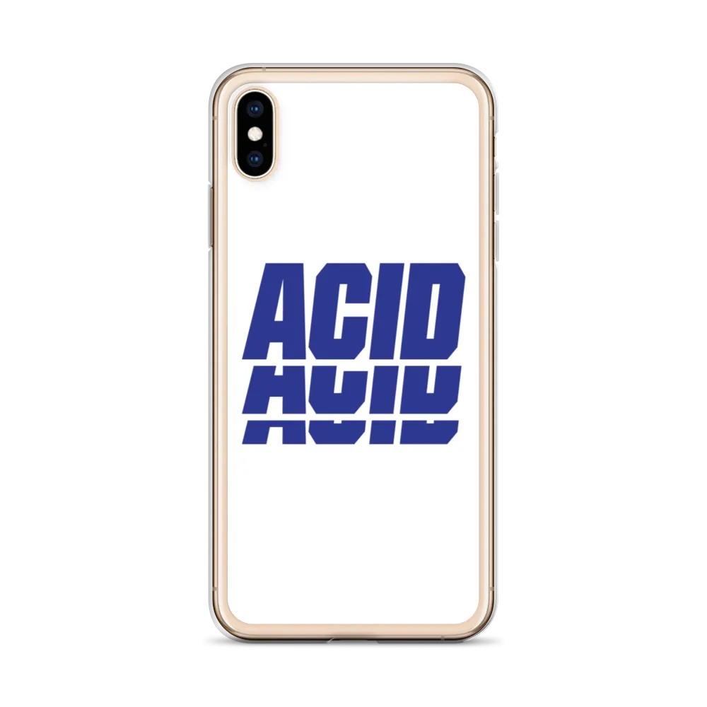 ACID Blue iPhone Case