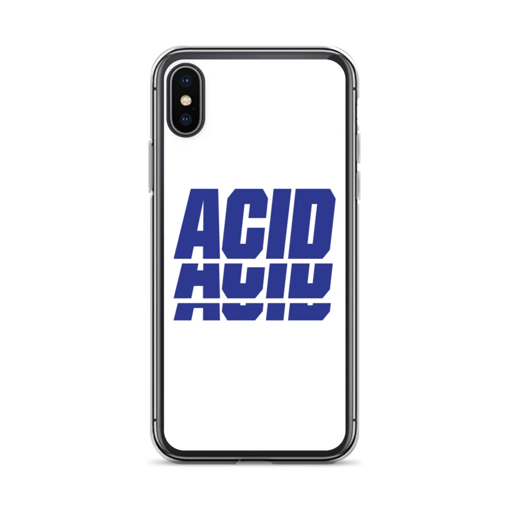 ACID Blue iPhone Case