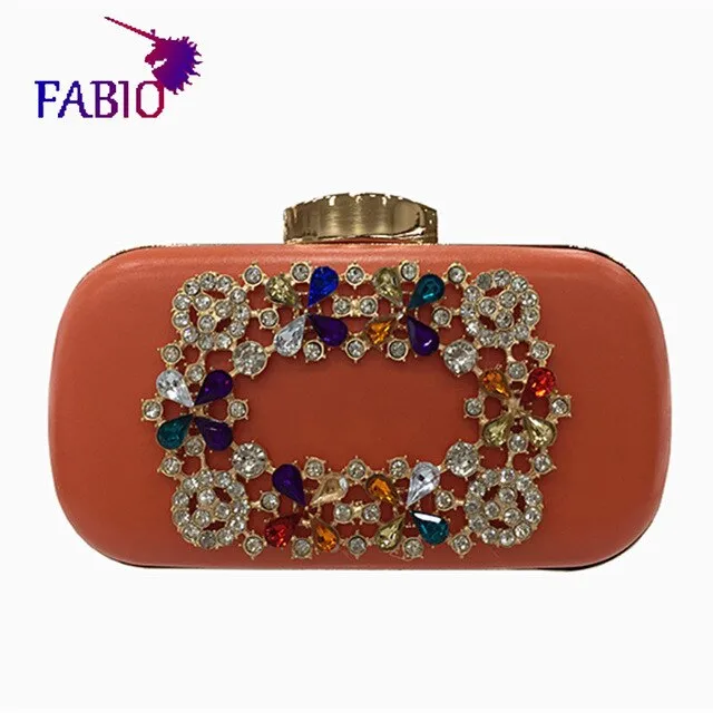 African Nigerian-style The party delicate diamond buckle bag