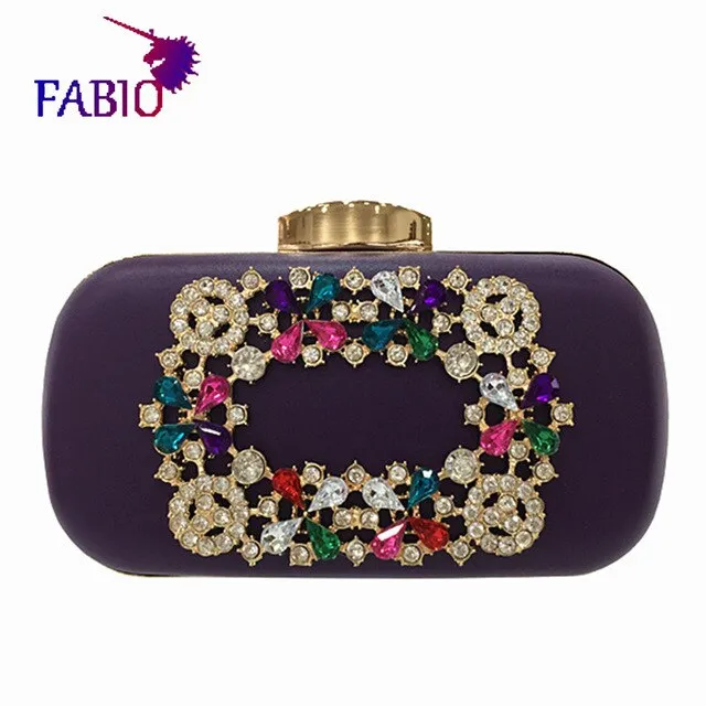 African Nigerian-style The party delicate diamond buckle bag