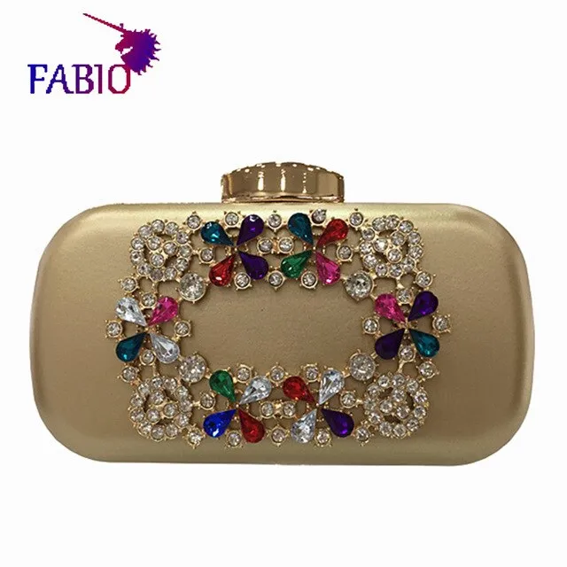 African Nigerian-style The party delicate diamond buckle bag