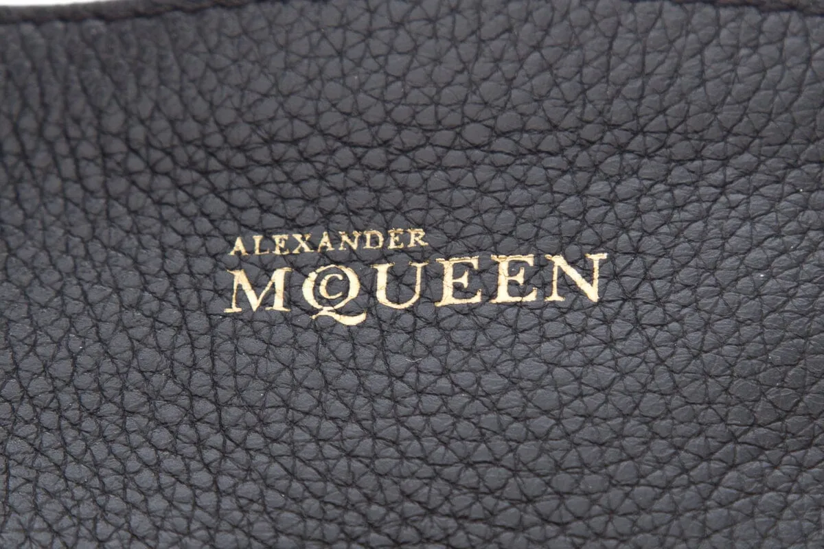 Alexander McQueen Black Leather Handbag