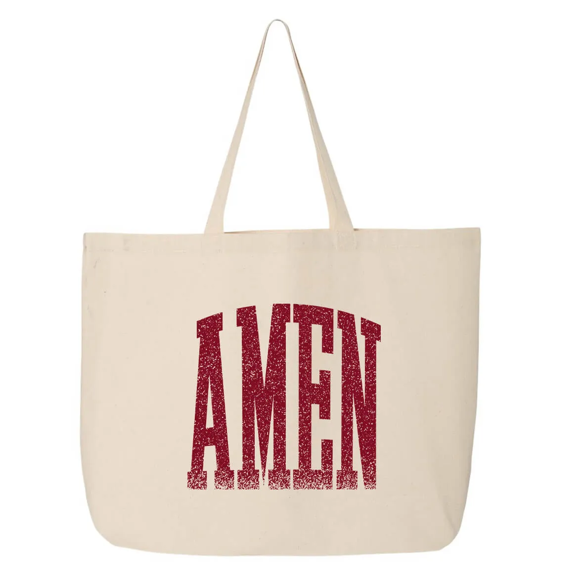 Amen Jumbo Tote Canvas Bag