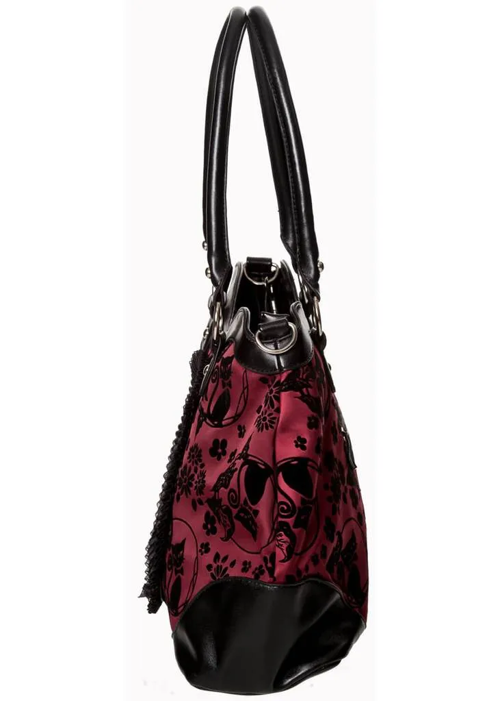 Banned Sia Phoenix Handbag Bordeaux