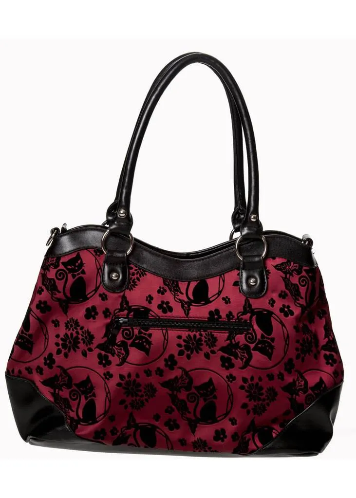 Banned Sia Phoenix Handbag Bordeaux