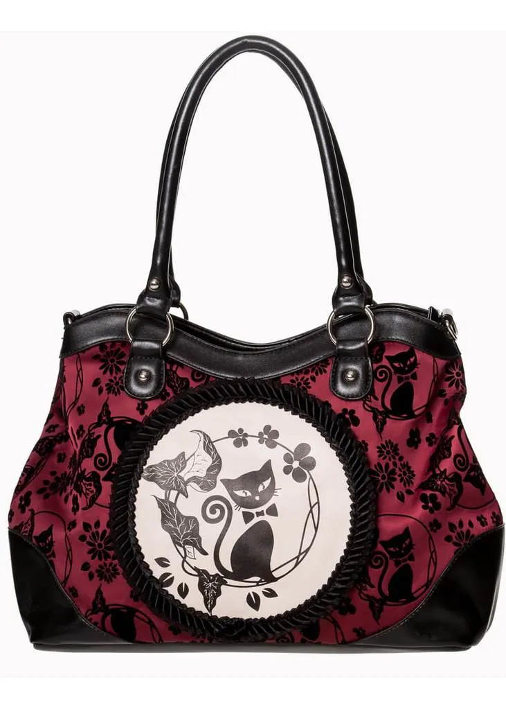 Banned Sia Phoenix Handbag Bordeaux