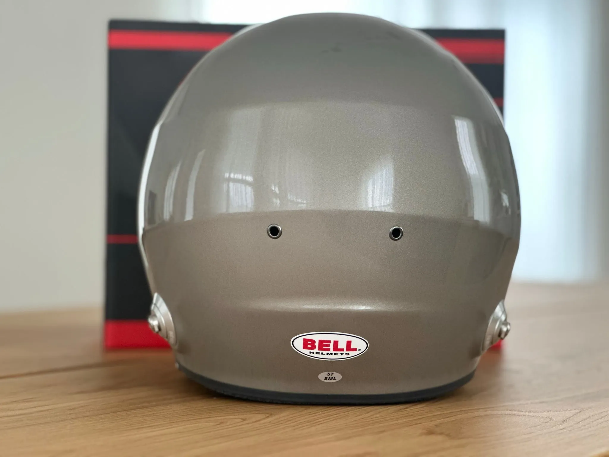 Bell GT6 RD-4C Composite Racing Helmet With Radio, Drinking Tube, 4-Pin IMSA connector with a Coil Cord  FREE Fleece Helmet Bag