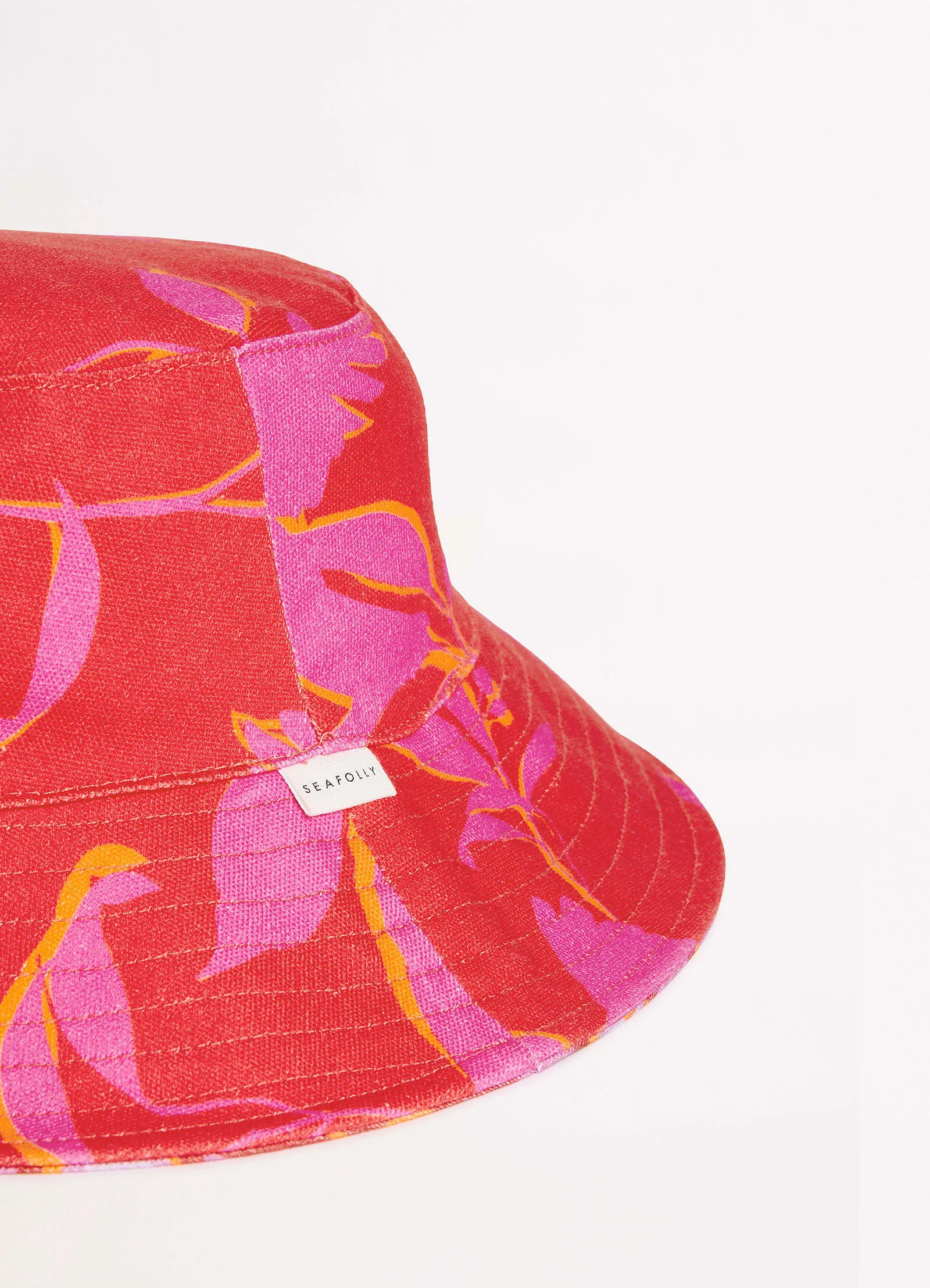 Birds Of Paradise Bucket Hat - Chilli Red