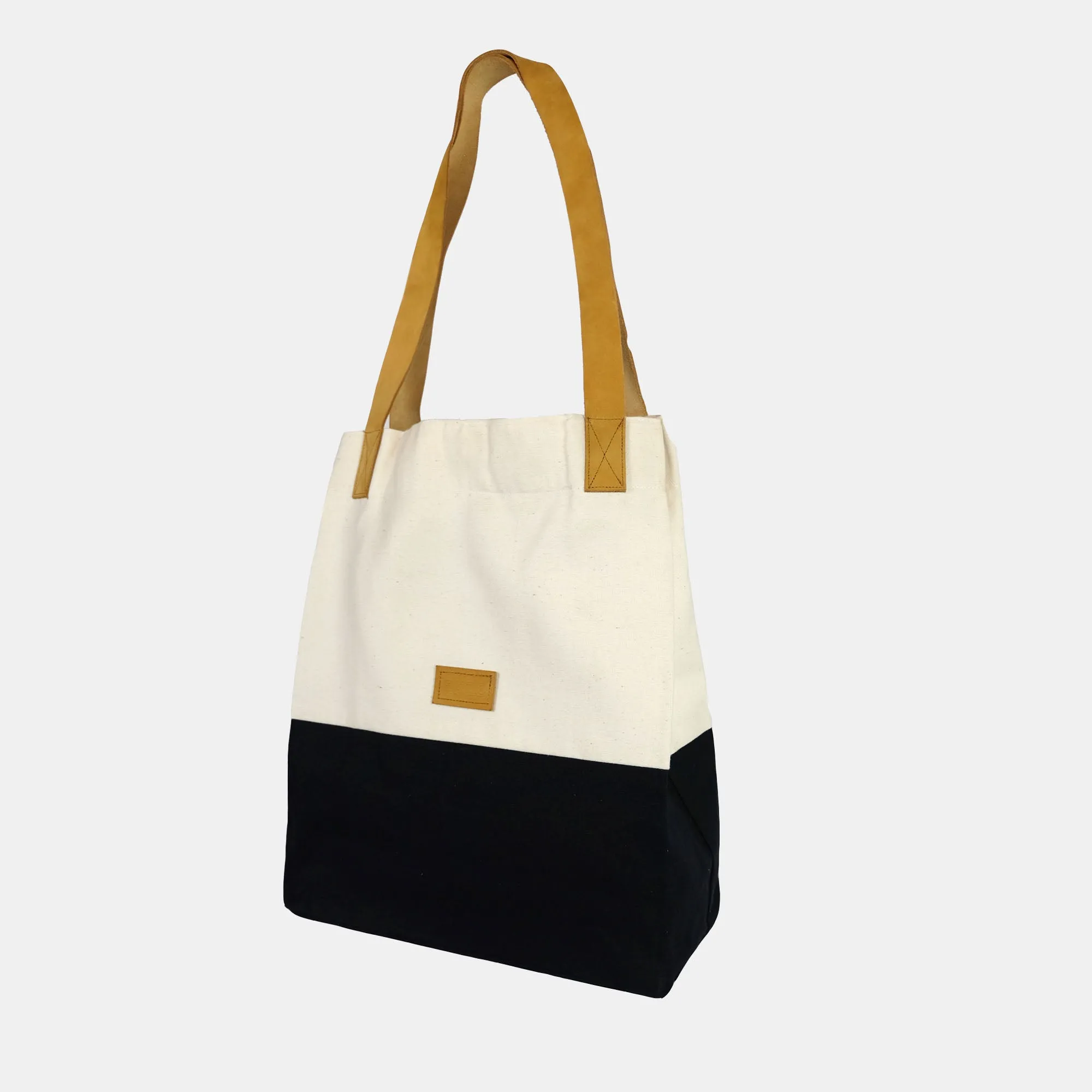 Block Tote Bag - Black