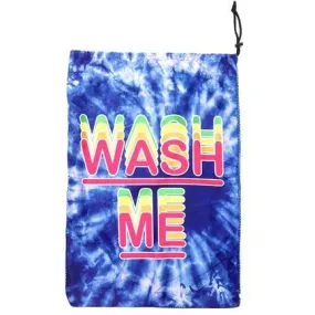 Blue WASH ME Sock Bag