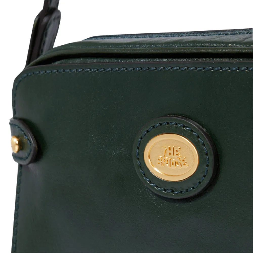 Borsa Donna Mini Bag a Tracolla THE BRIDGE in Pelle Verde linea Story