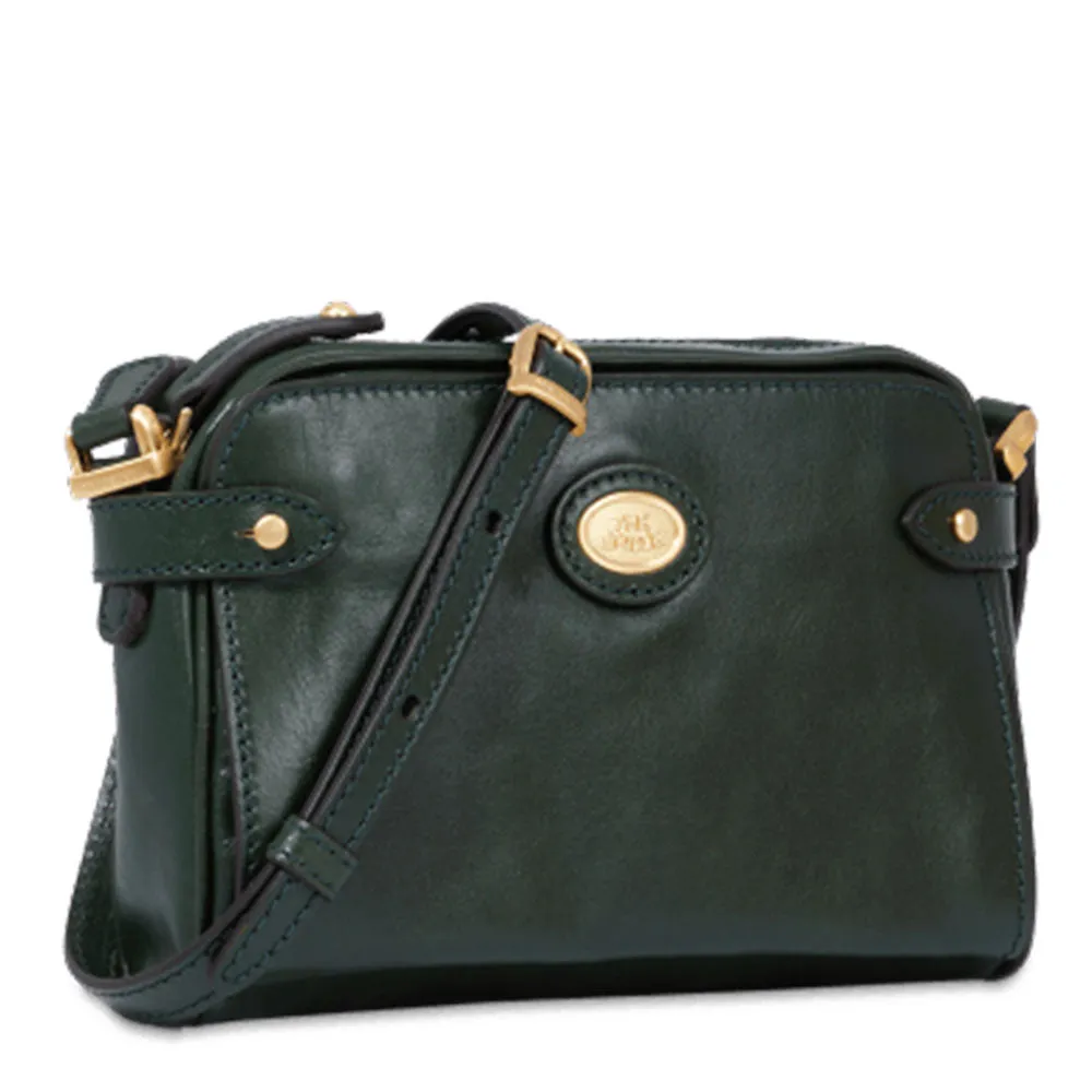 Borsa Donna Mini Bag a Tracolla THE BRIDGE in Pelle Verde linea Story