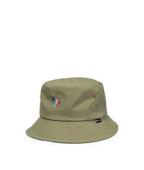 Broad Zebra Hat Bucket - Green