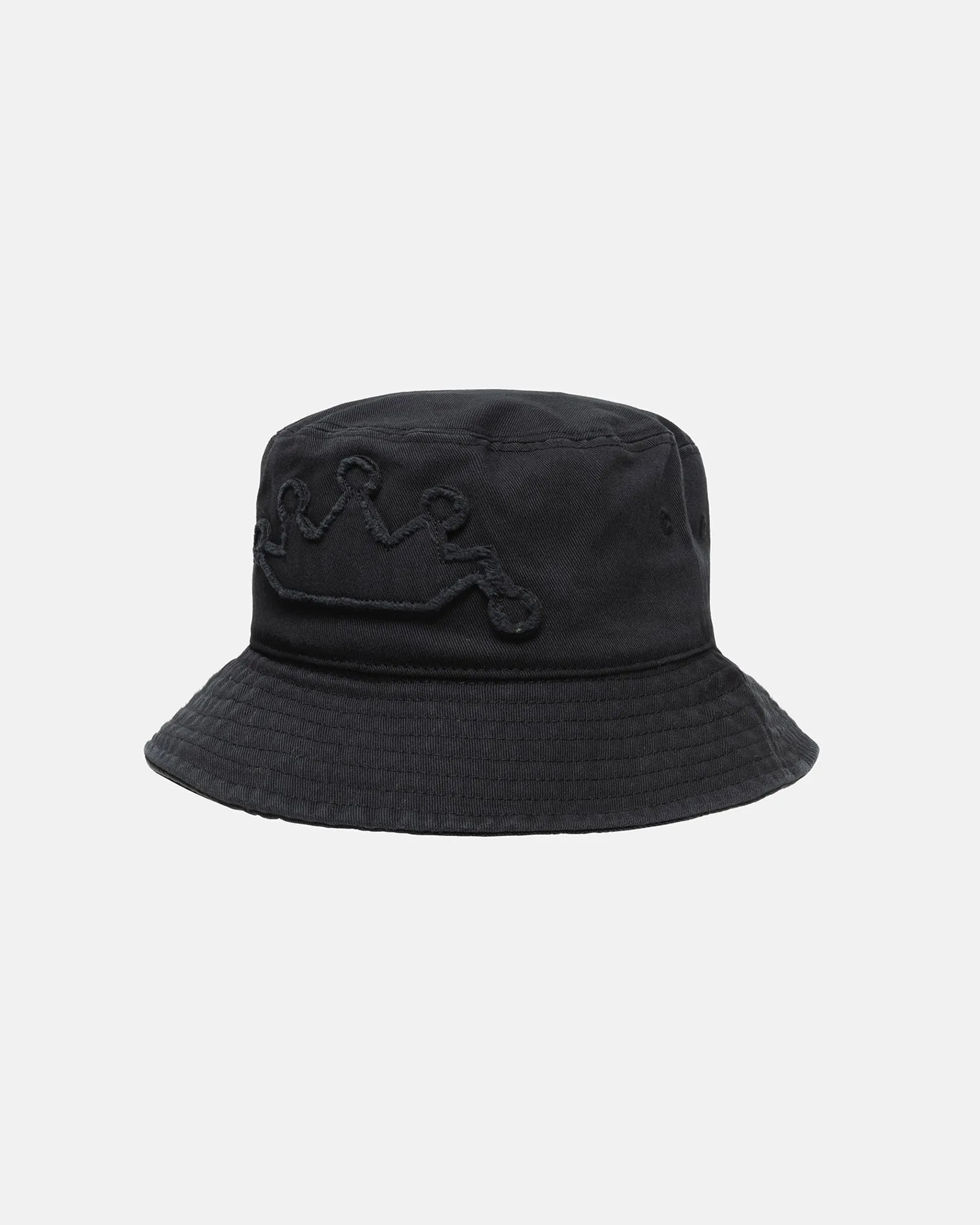 BUCKET HAT CROWN APPLIQUE