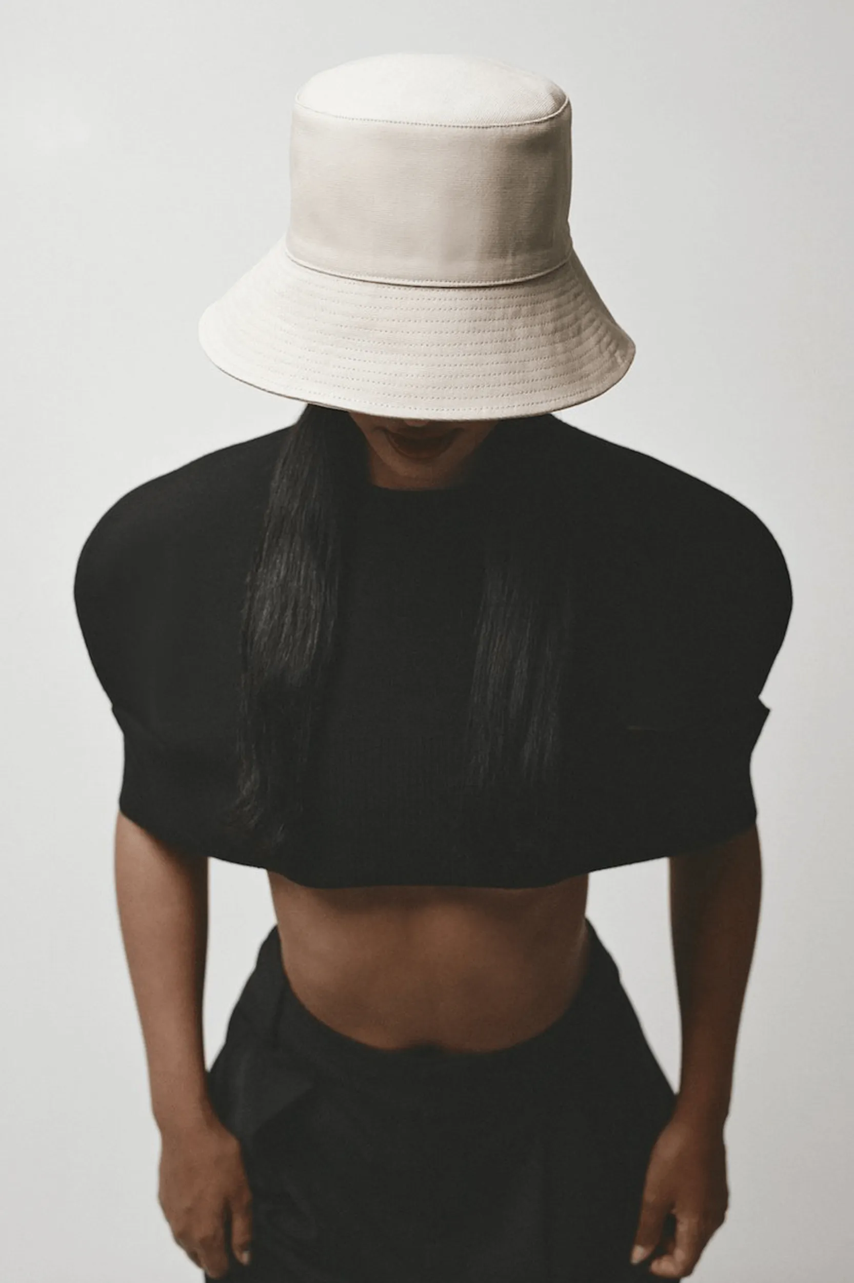 Bucket Hat in Taupe