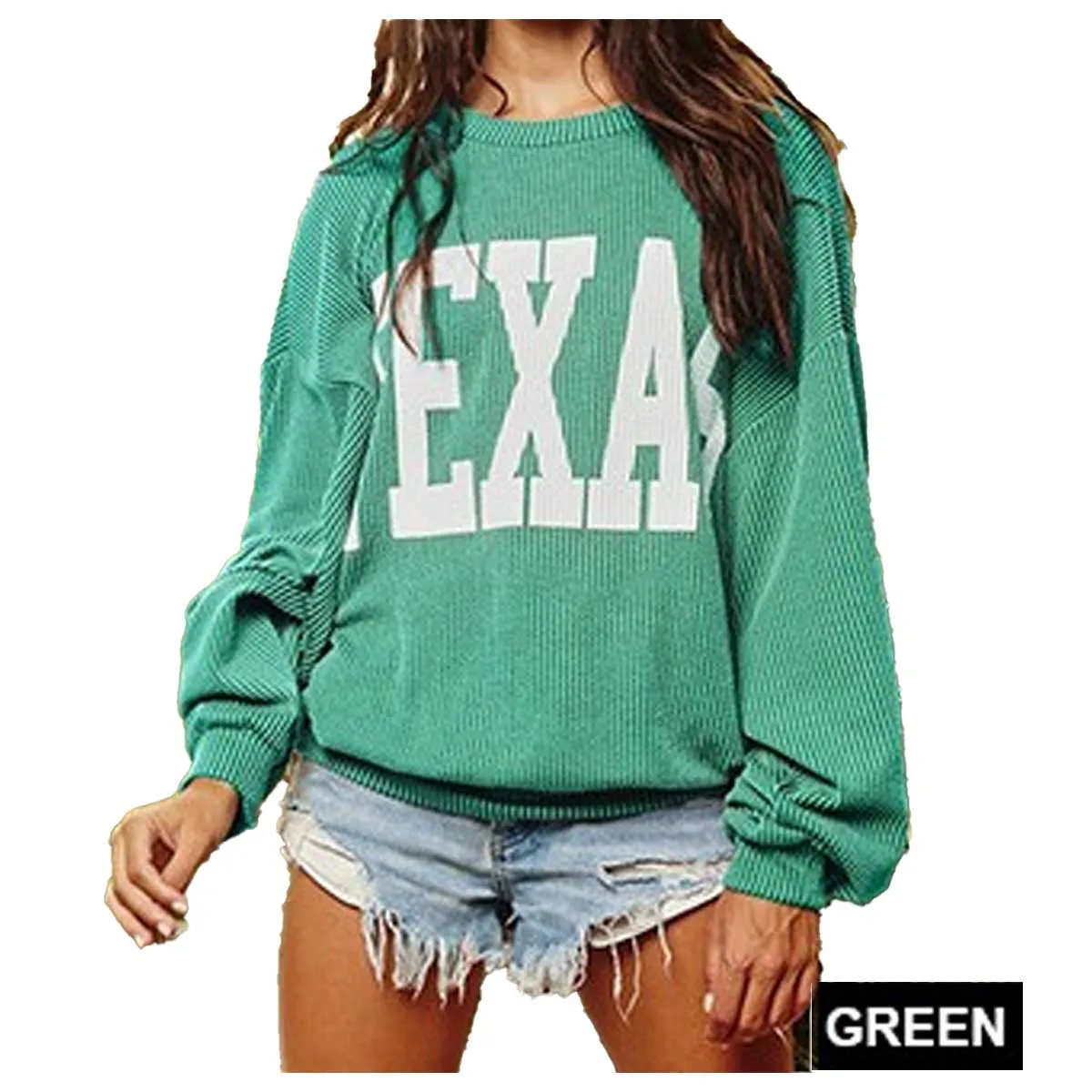 Bucket List Women's Texas Comfy Graphic Sweatshirt