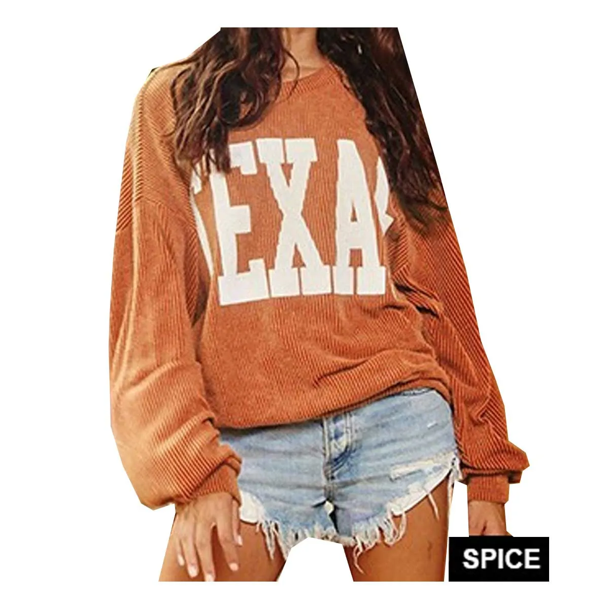 Bucket List Women's Texas Comfy Graphic Sweatshirt