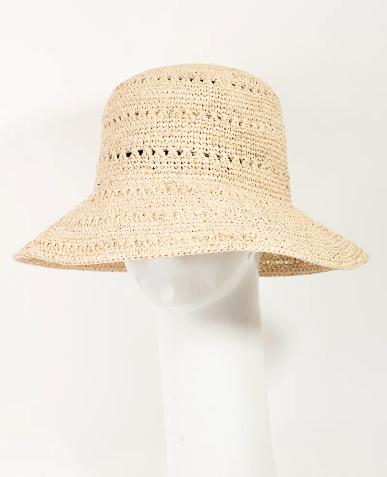 Cain Raffia Bucket Hat