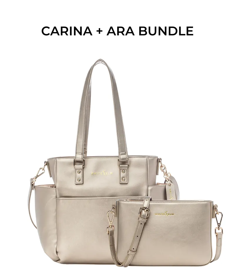 Carina Tote Bag - Champagne