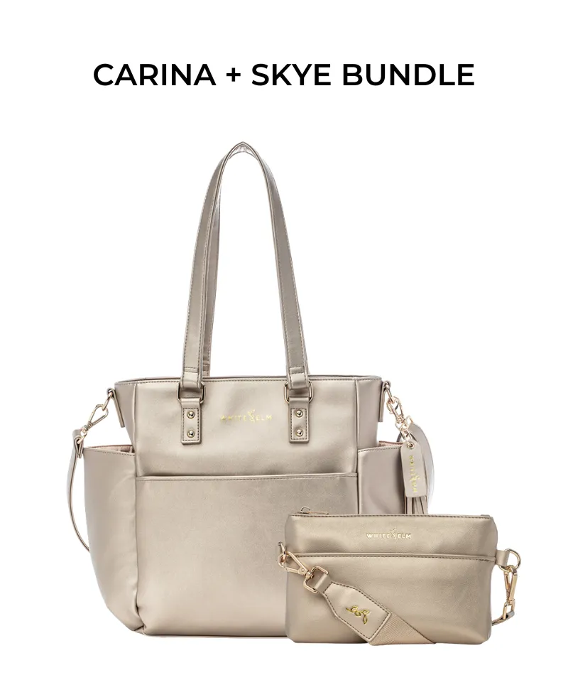 Carina Tote Bag - Champagne