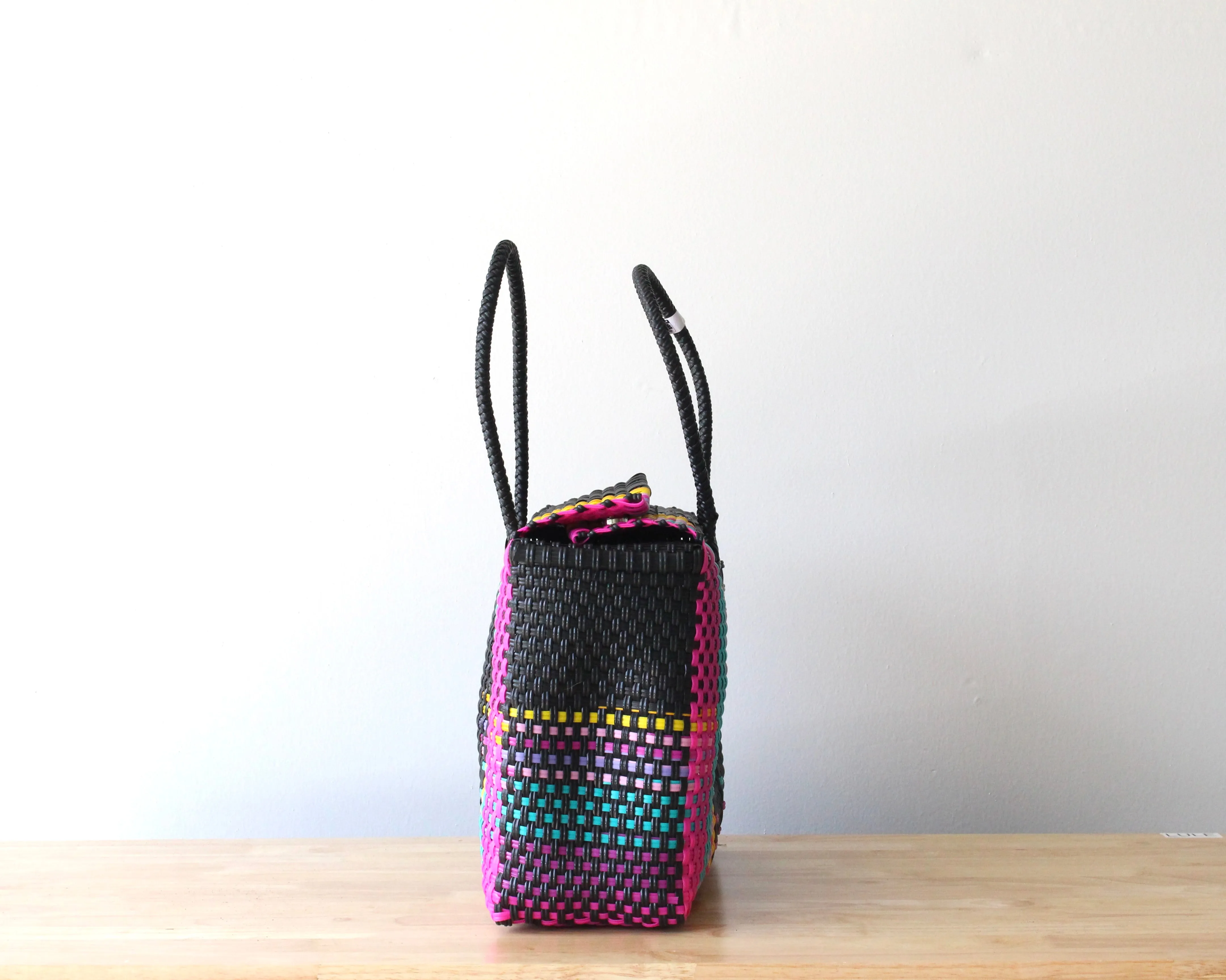 Colorful Black Handbag by MexiMexi