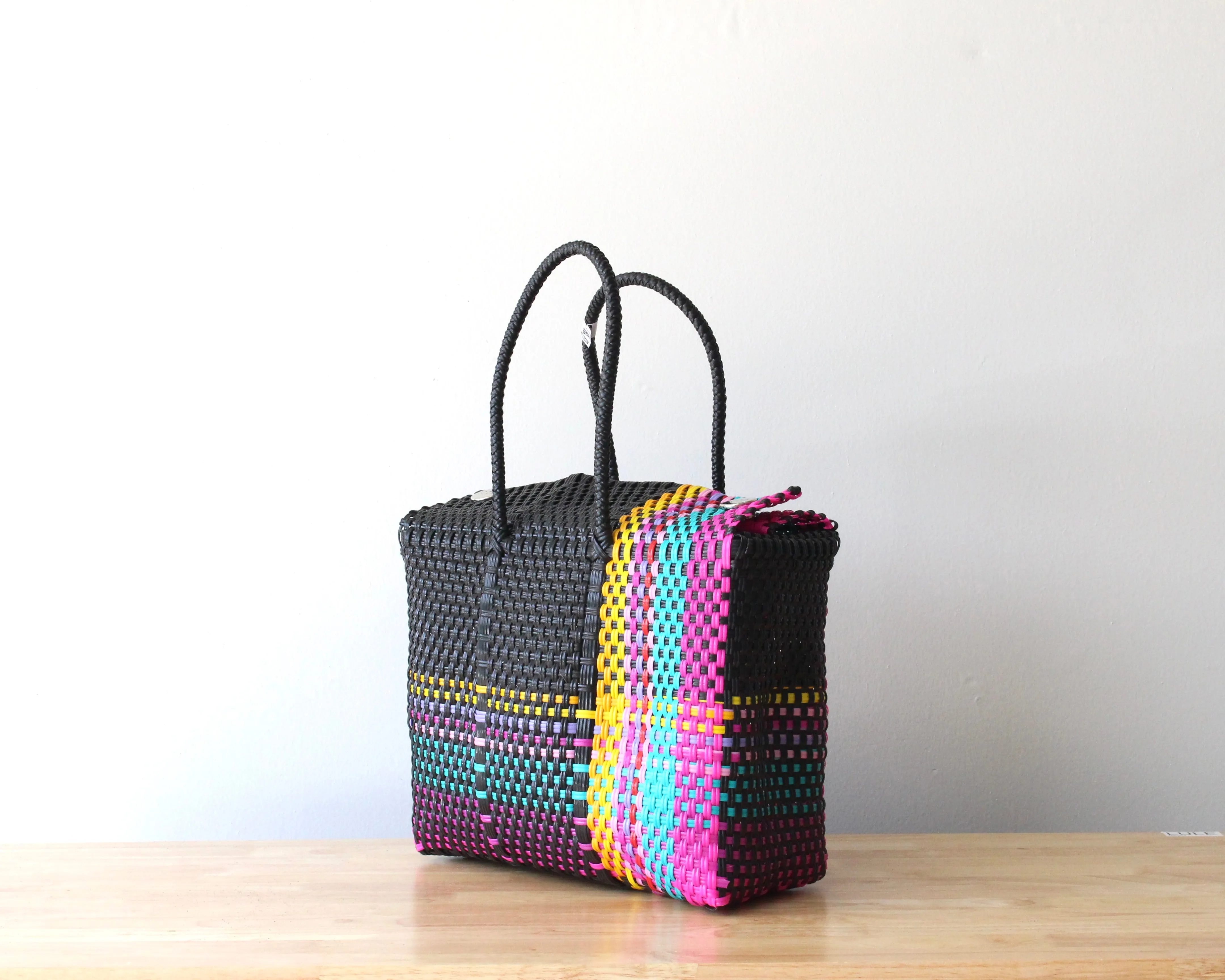 Colorful Black Handbag by MexiMexi