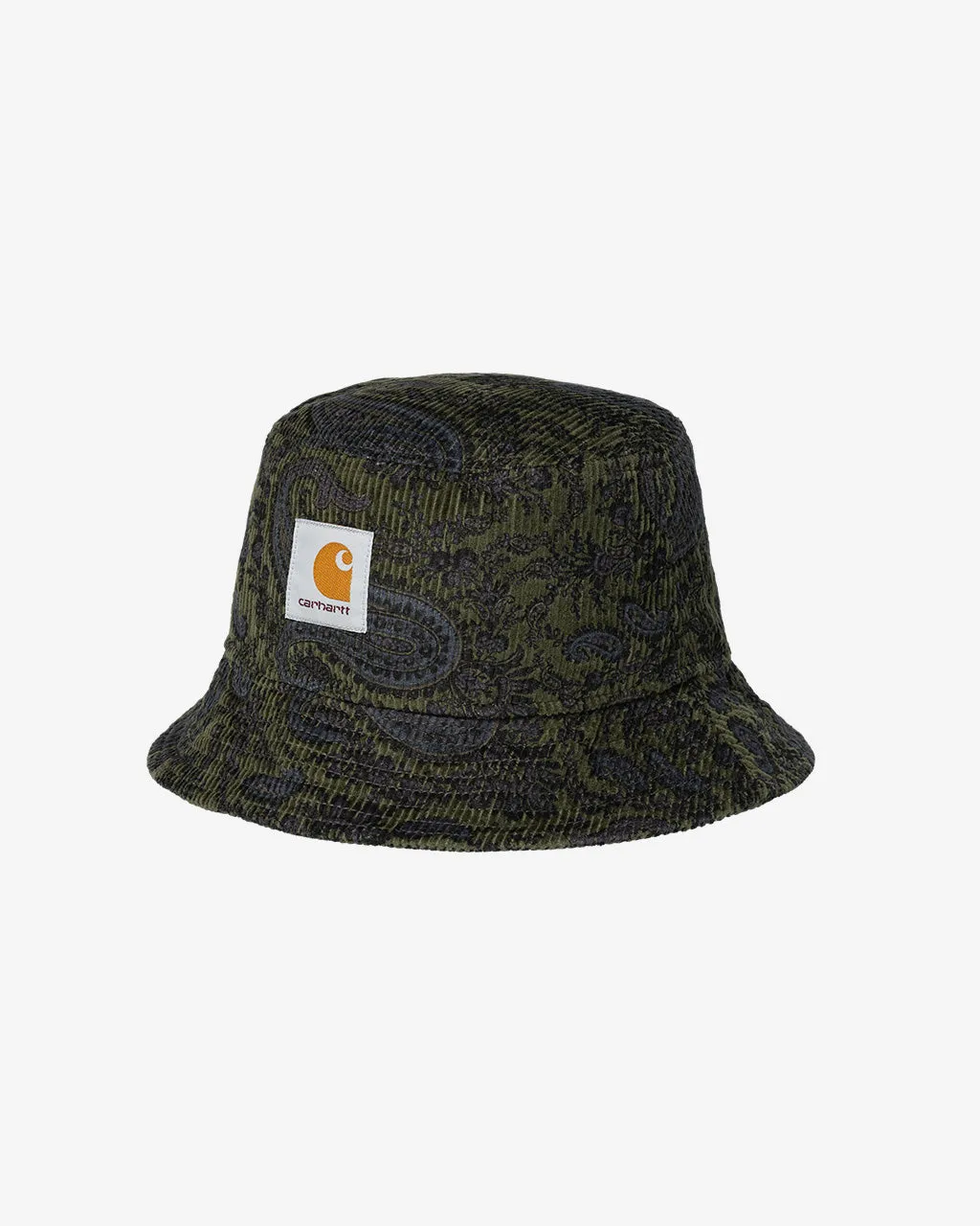 Cord Bucket Hat Paisley Print