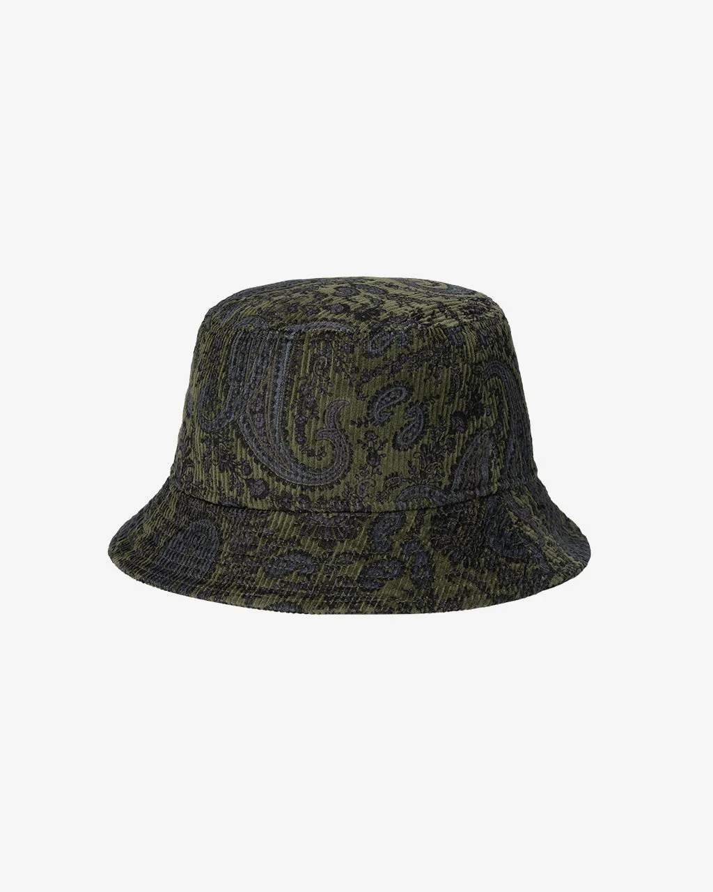 Cord Bucket Hat Paisley Print