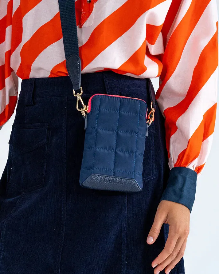 ELMS & KING Baker Phone Bag FRENCH NAVY