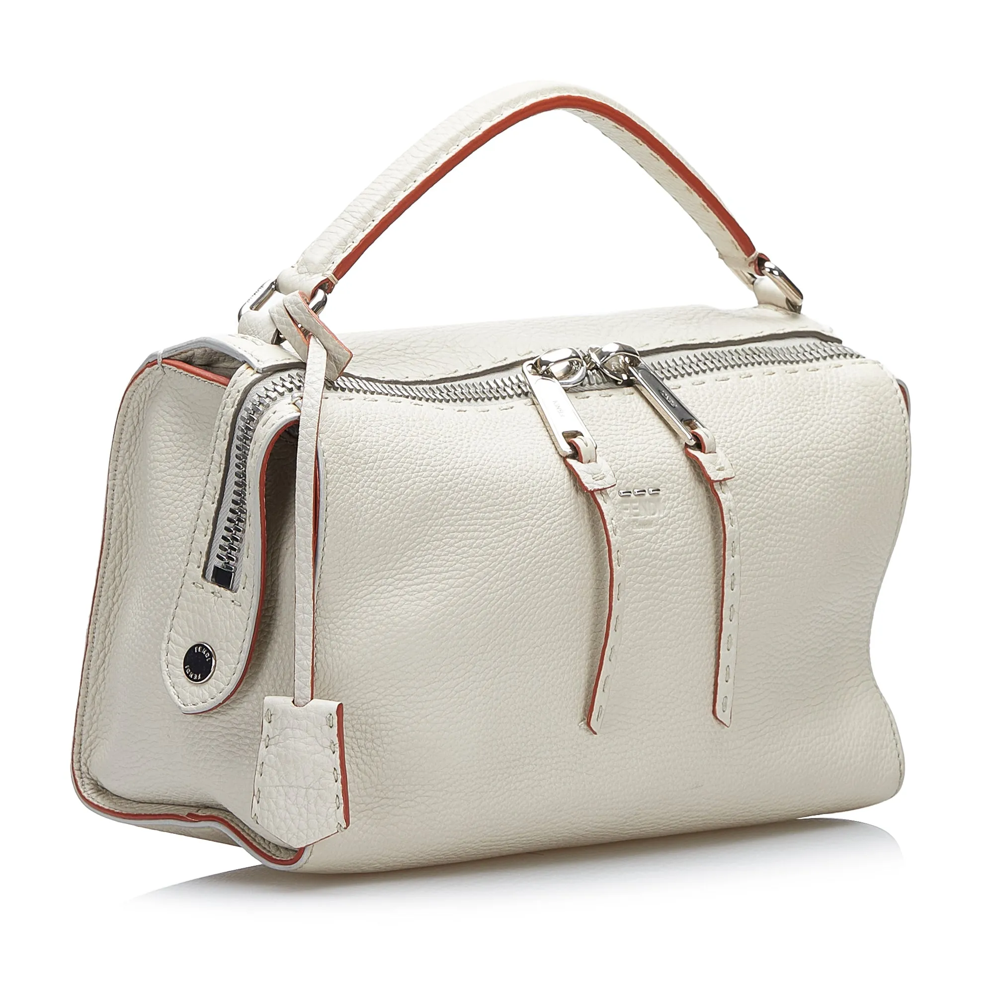 Fendi Selleria Lei Handbag White