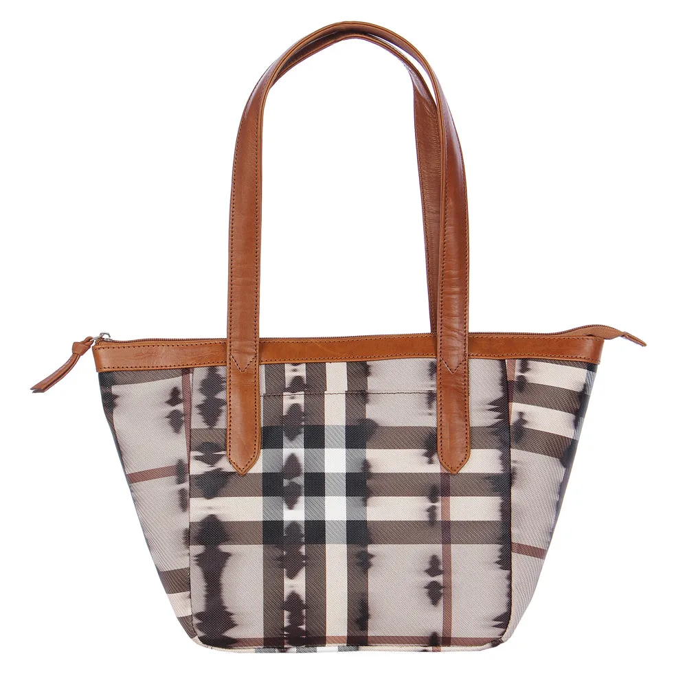 Fiona Checkered Ladies Handbag