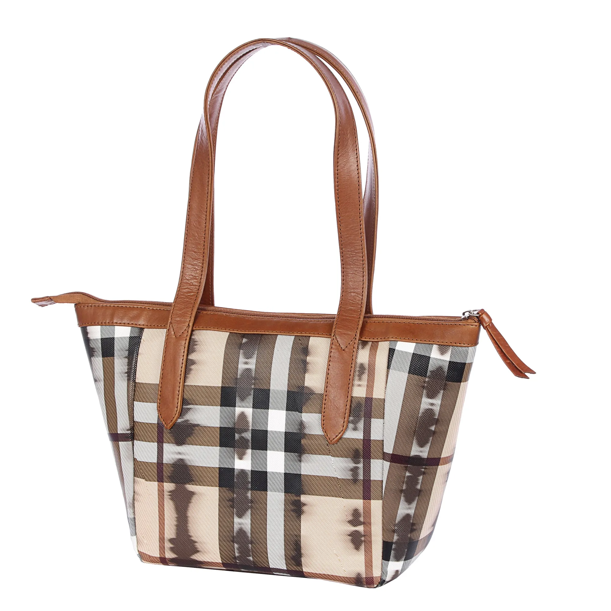 Fiona Checkered Ladies Handbag