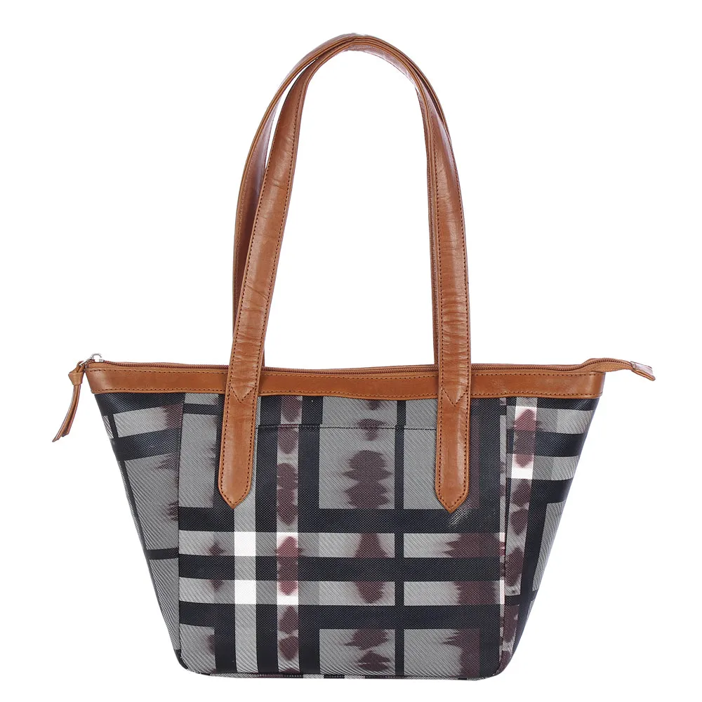 Fiona Checkered Ladies Handbag