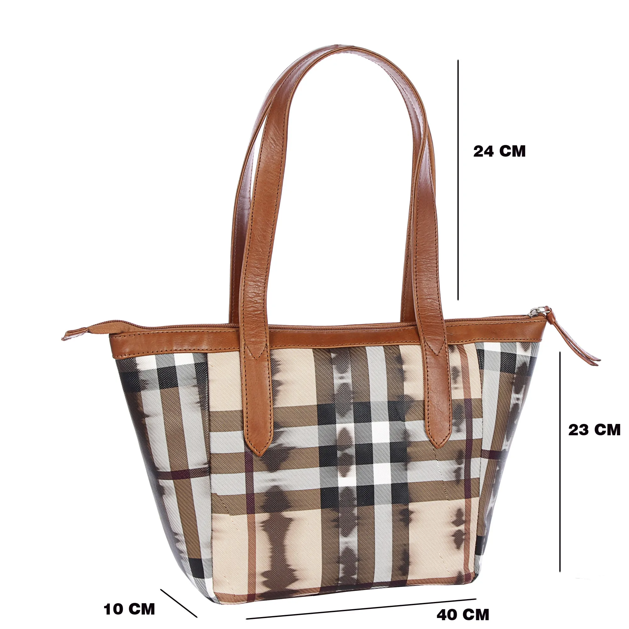 Fiona Checkered Ladies Handbag