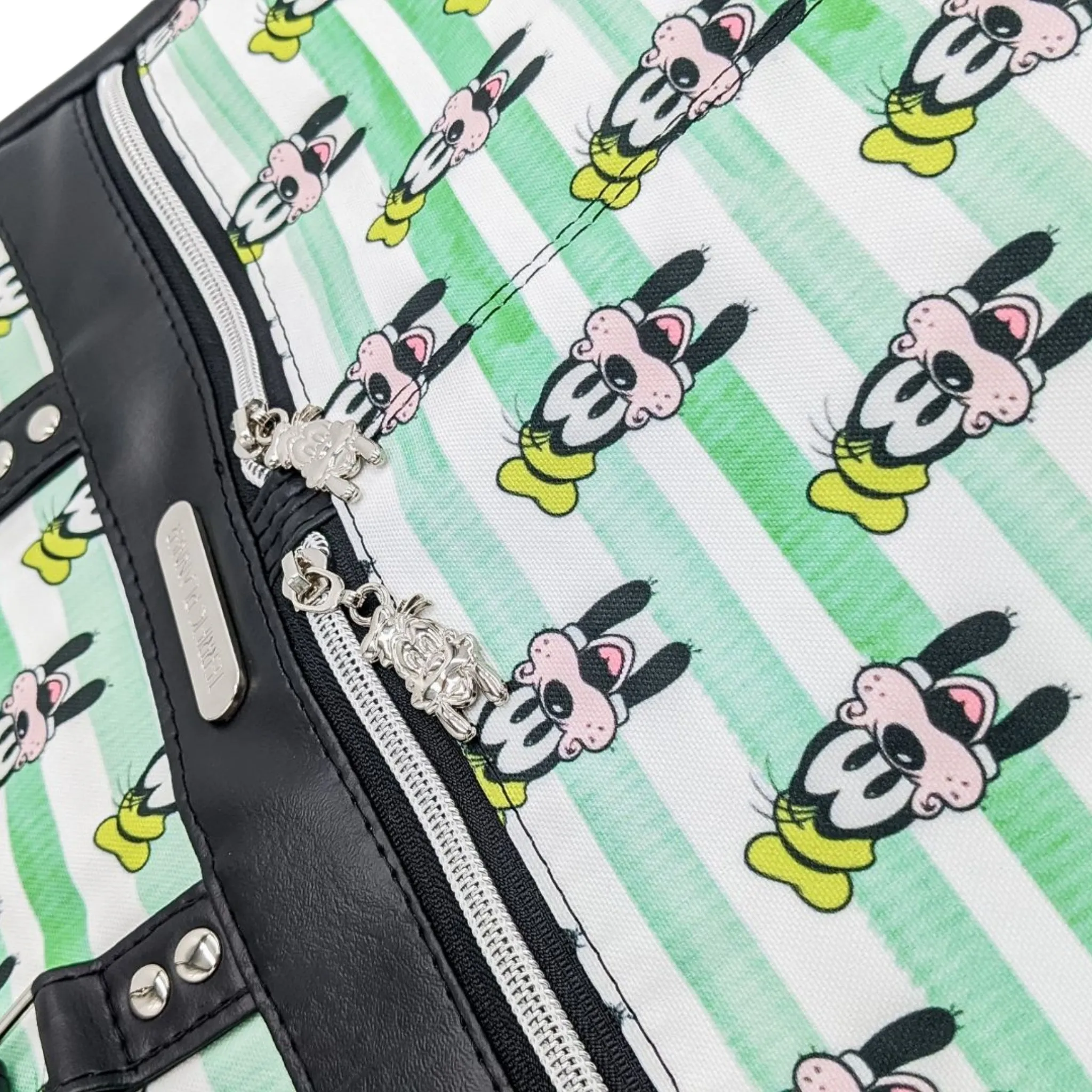 Goofy Double Zip Handbag