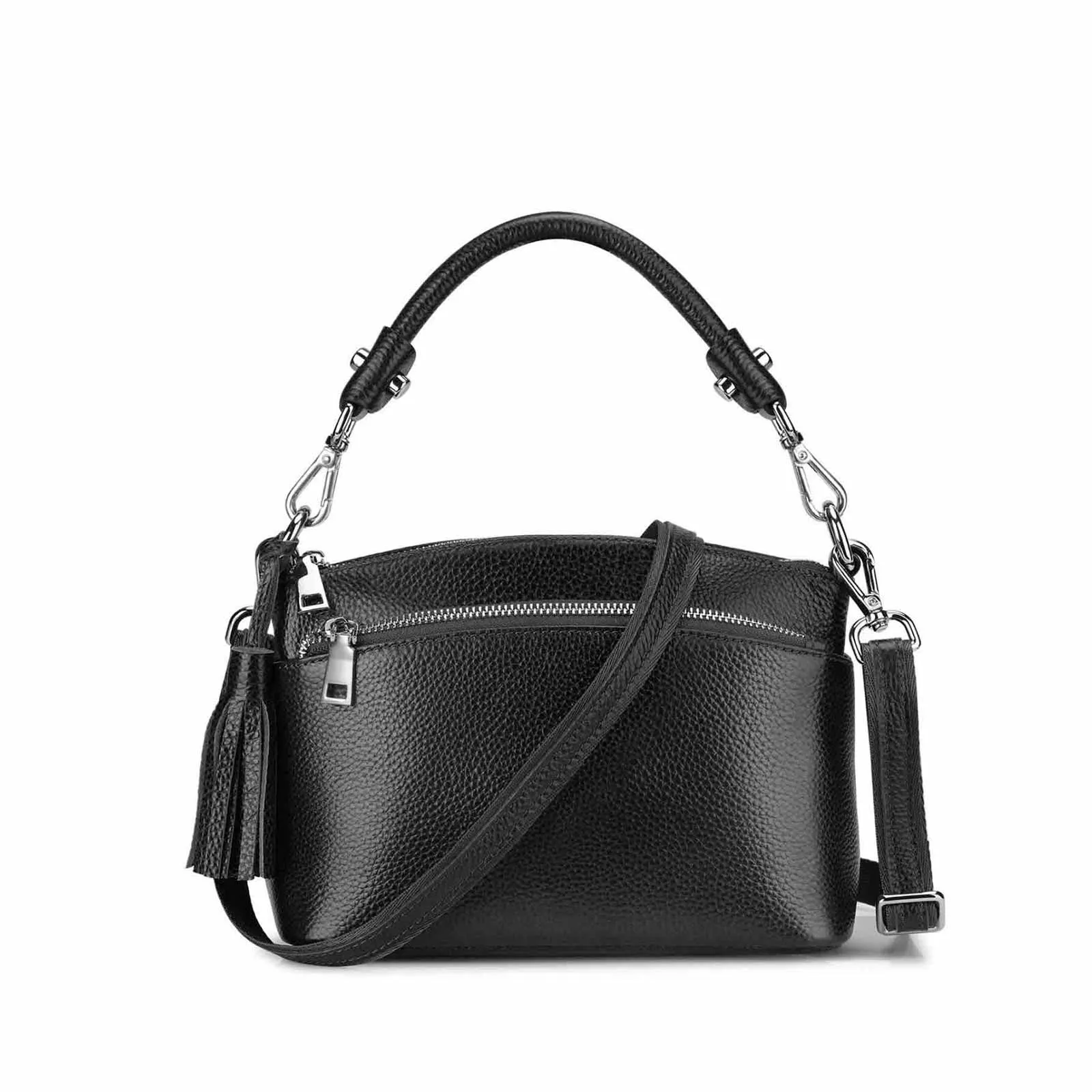 Grain leather Handbag