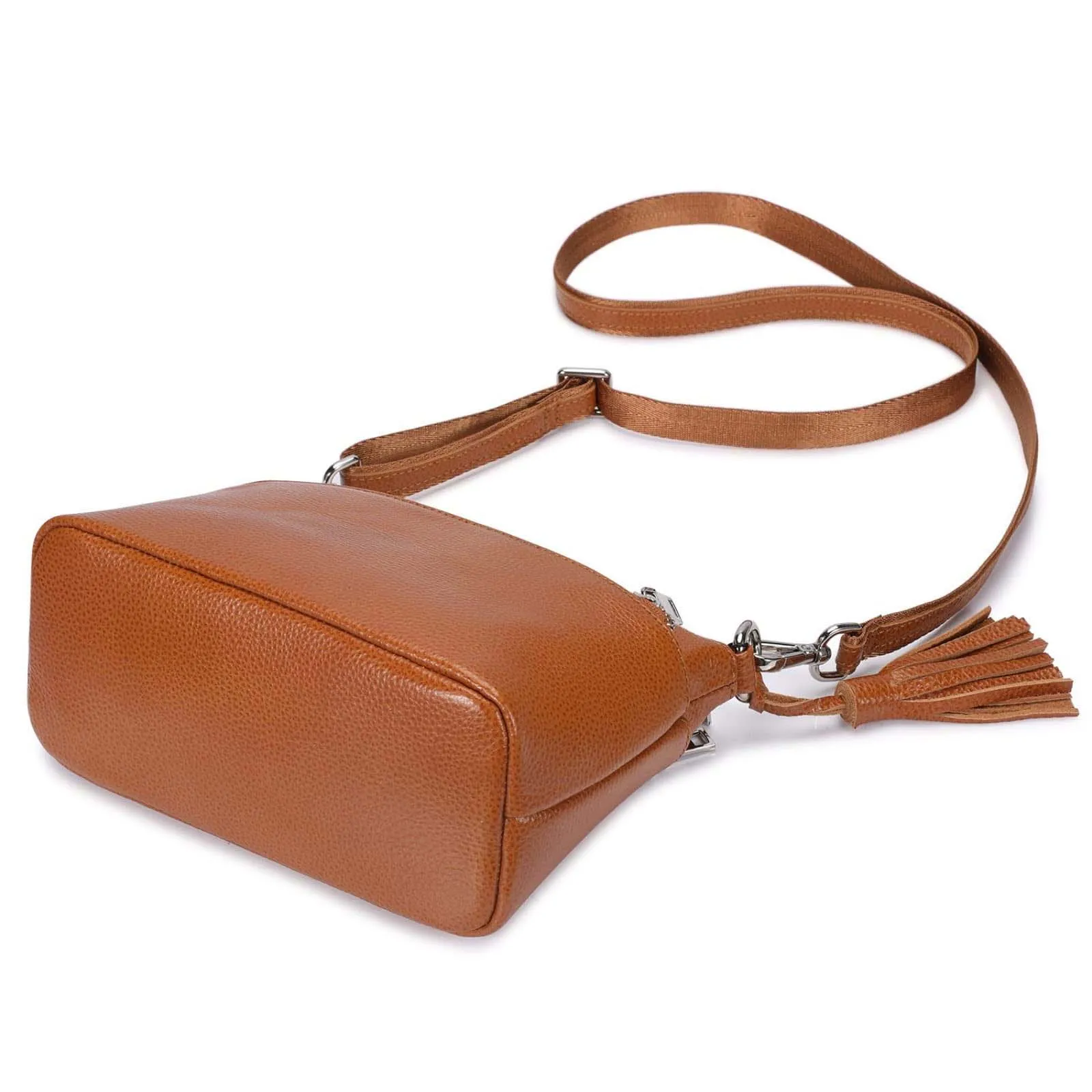 Grain leather Handbag