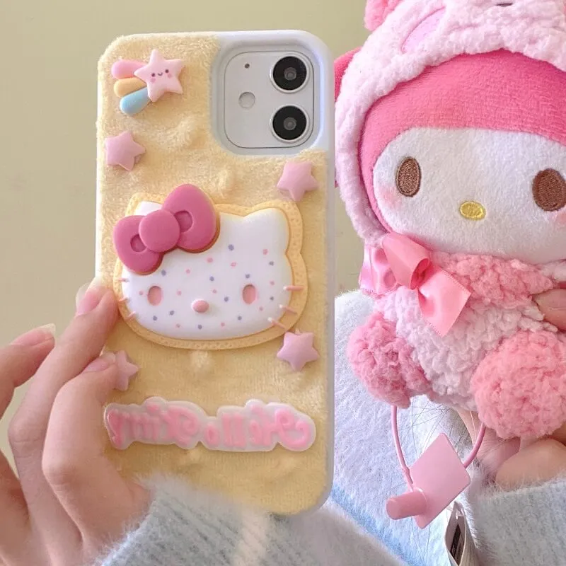 handmade cat iphone case by0068