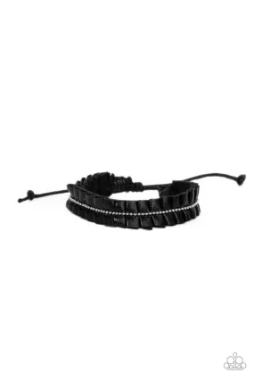 Hard to PLEATS Black-Bracelet