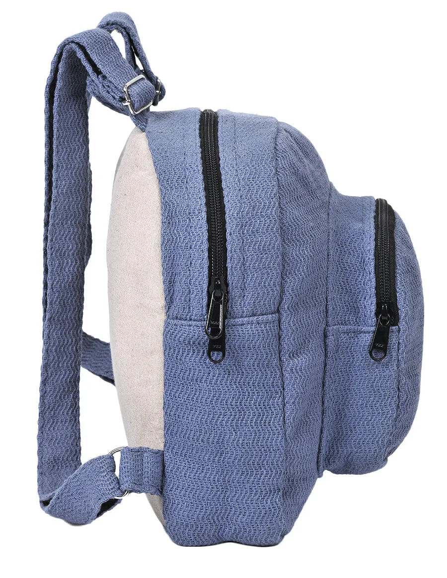 Hemp & Cotton Mini Back Pack Bag