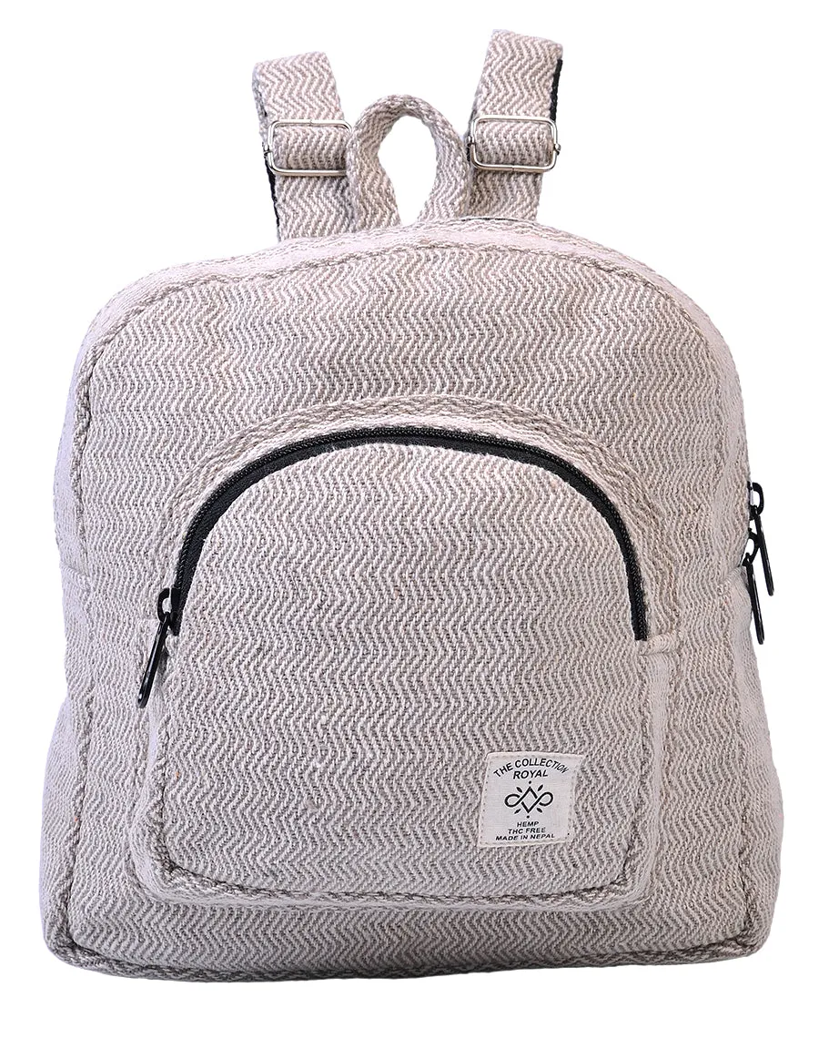 Hemp & Cotton Mini Back Pack Bag