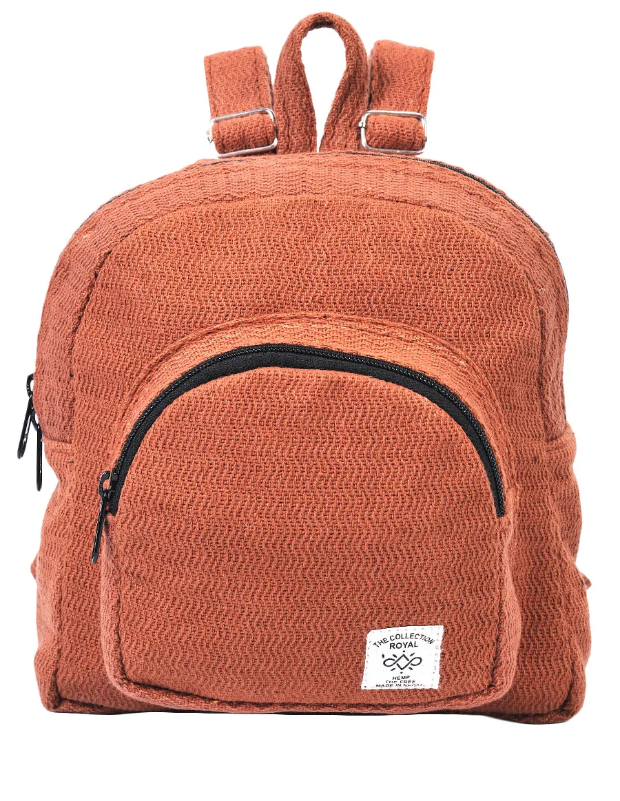 Hemp & Cotton Mini Back Pack Bag