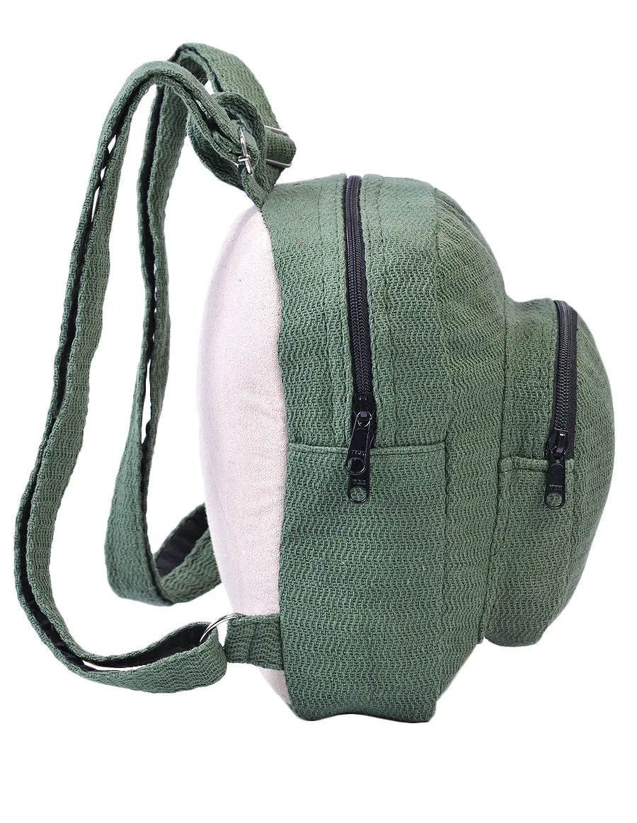 Hemp & Cotton Mini Back Pack Bag