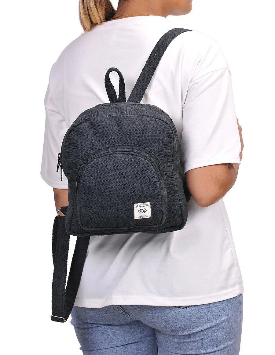 Hemp & Cotton Mini Back Pack Bag