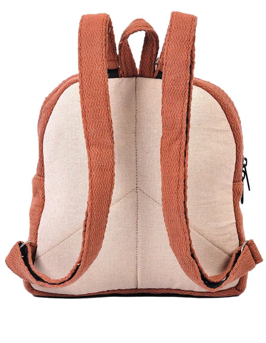 Hemp & Cotton Mini Back Pack Bag